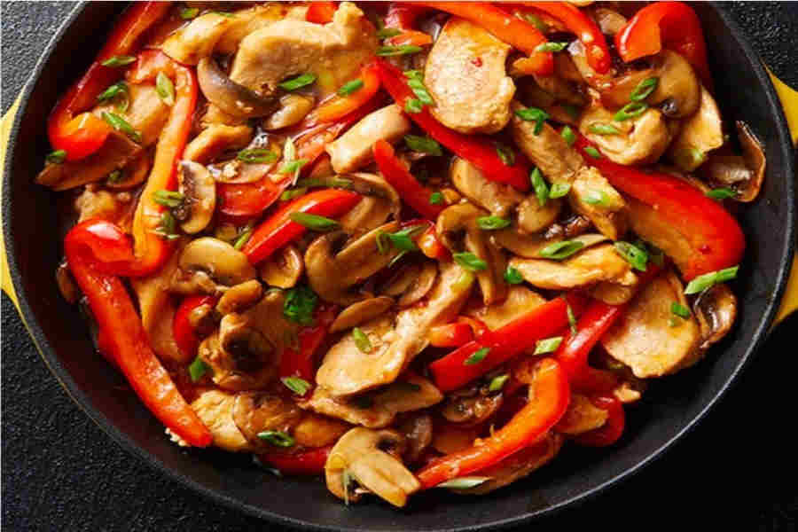 Chicken with Garlic Sauce