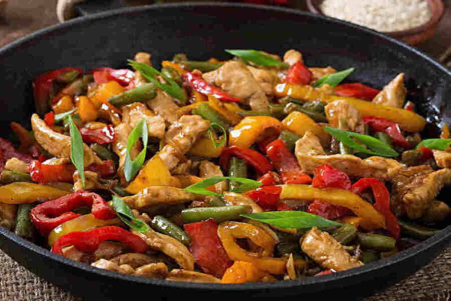 Vegetables with Garlic Sauce