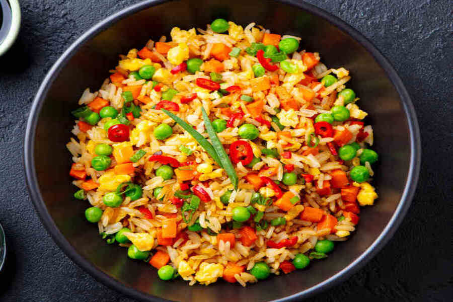 Vegetable Fried Rice (Has Egg)