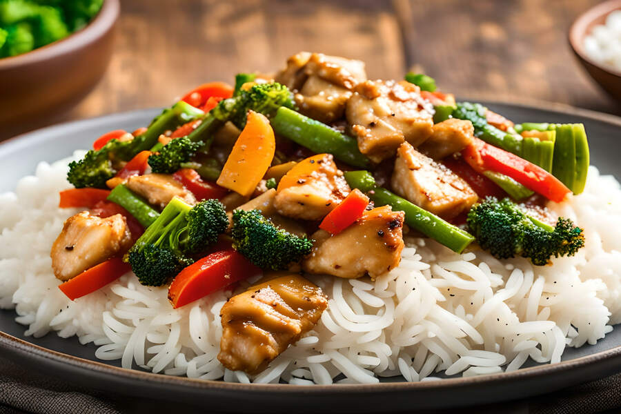 Chicken With Mixed Vegetables