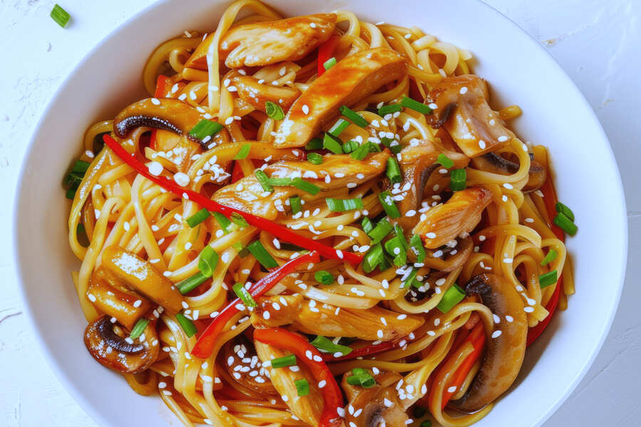 Teriyaki Chicken Noodles