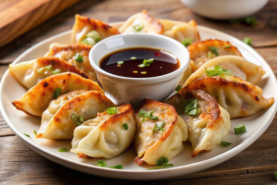 Fried Chicken Dumplings