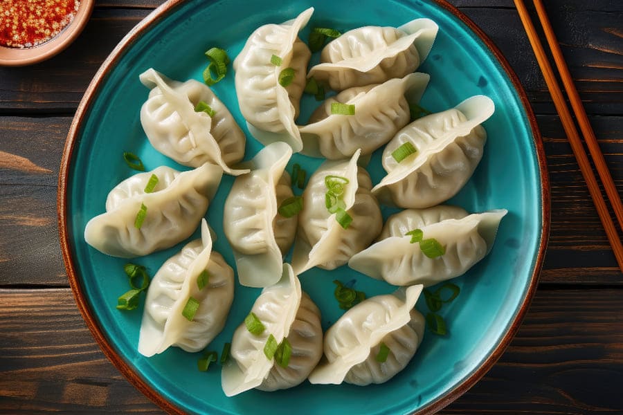 Steamed Vegetable Dumplings