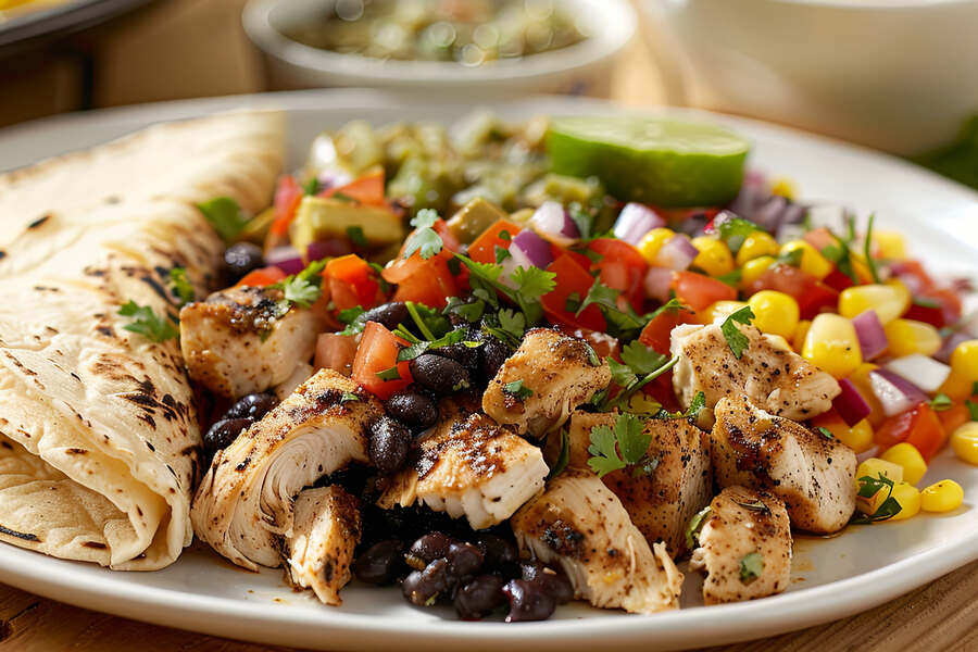 Chicken Fajita Rice Bowl