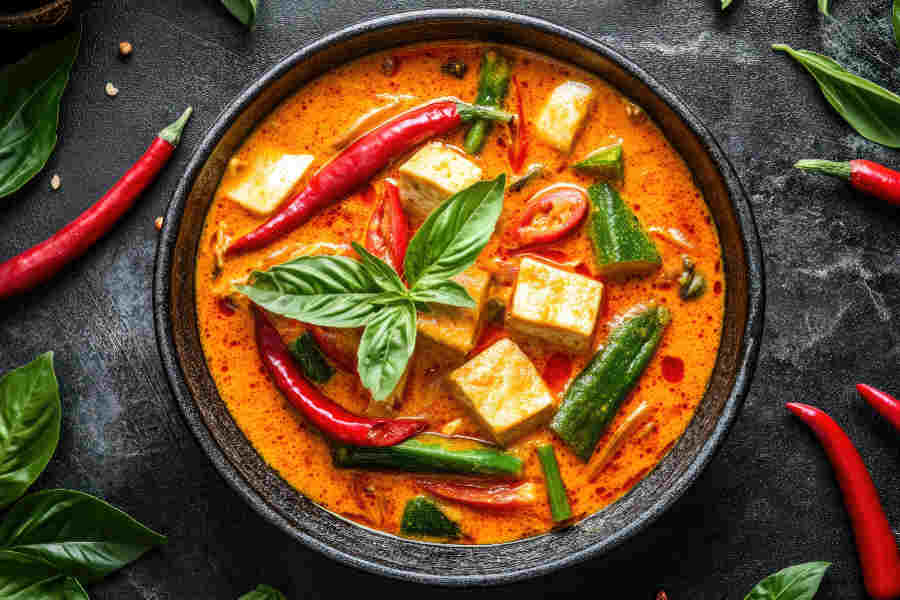 Panang Curry with Tofu